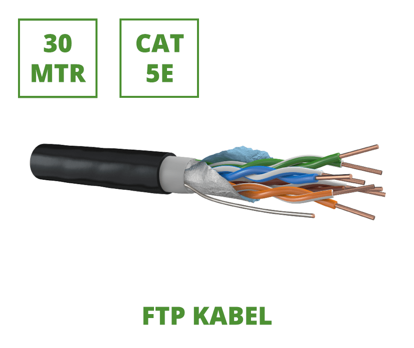 Outdoor FTP kabel 30 mtr. CAT5E