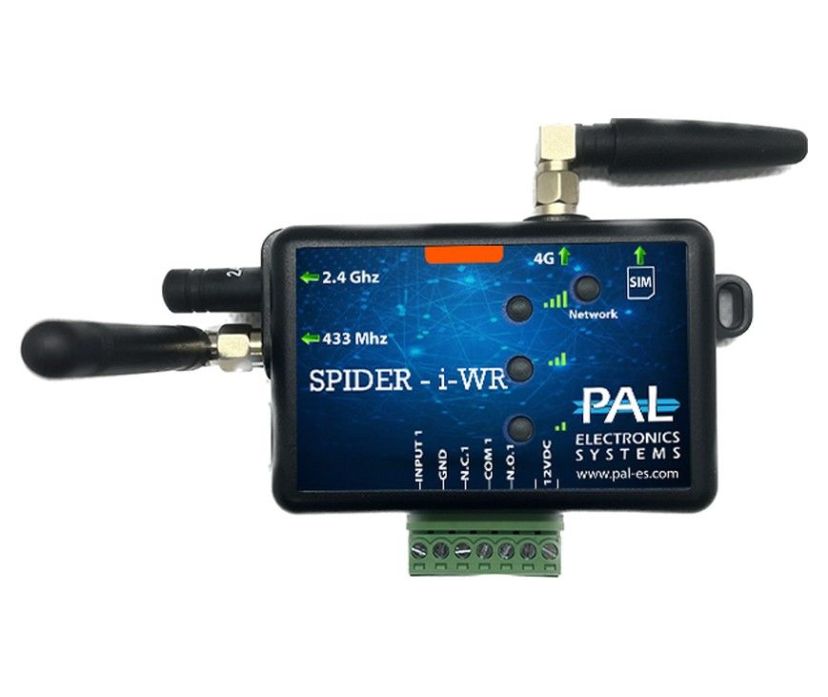 GSM module PAL SPIDER BLUETOOTH met ontvanger, 1x output  1x input