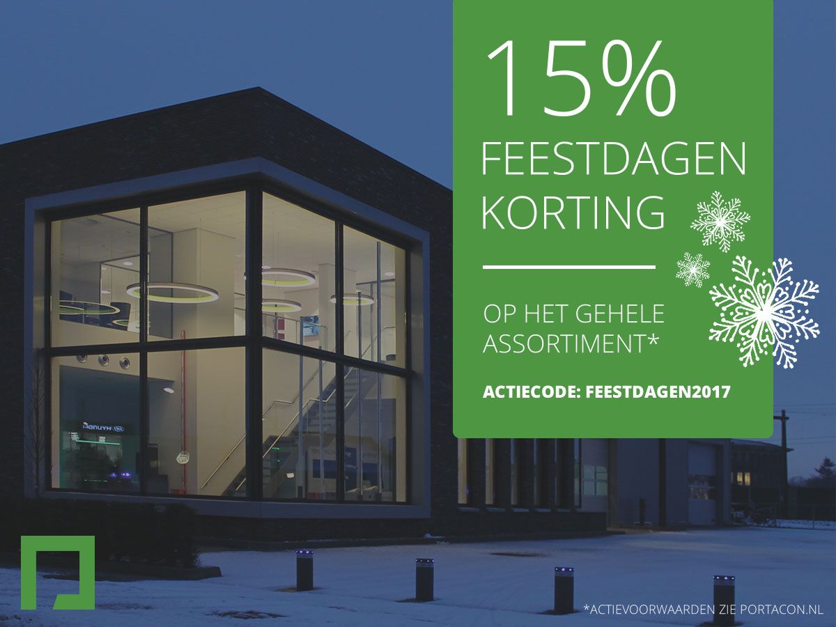 15% Feestdagenkorting