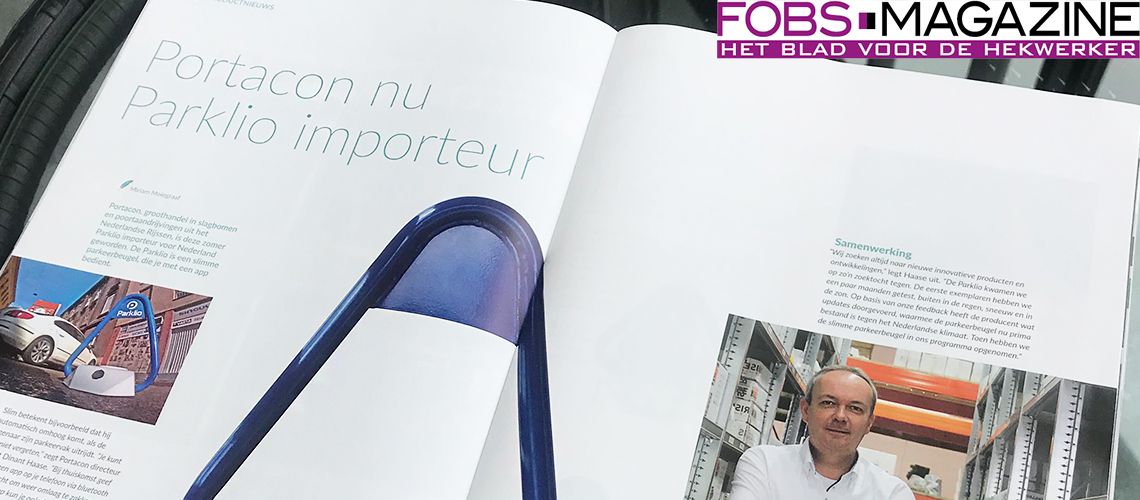 Portacon met Parklio in FOBS Magazine 