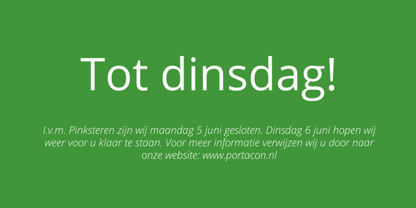 Tot dinsdag!